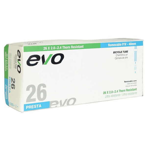 Evo Premium Thorn Resistant Tubes w/Removable Valve Core Presta
