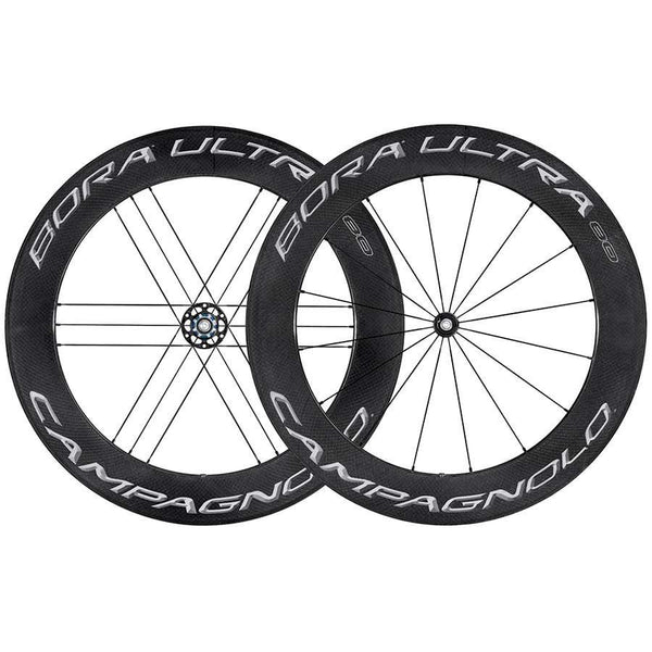 Campagnolo Bora Ultra 80 Dark Road Carbon Wheelset Tubular 700c