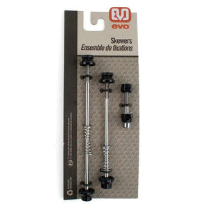 EVO Hex Bike Skewers Wheels & Seatpost 3 Piece Set Mountain 100/135mm