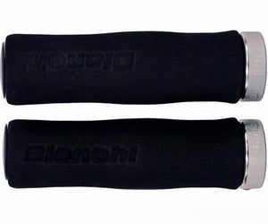 Bianchi Lock On Foam Grips w/ Clamps