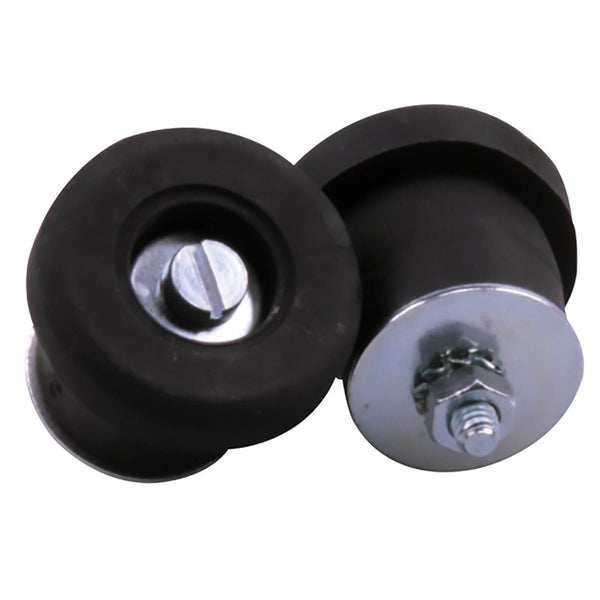 Velox Rubber Screw On Road Handlebar End Plugs Pair