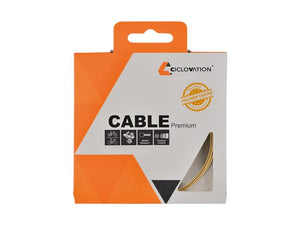 Ciclovation Premium Gold Polymer Coated Shifter Inner Cable Mountain / Road, Shimano / Sram