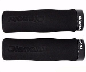 Bianchi Lock On Foam Grips w/ Clamps
