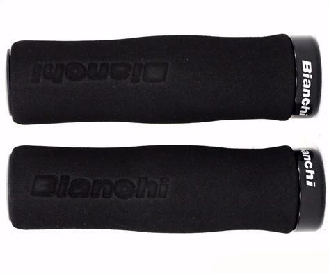 Bianchi Lock On Foam Grips w/ Clamps
