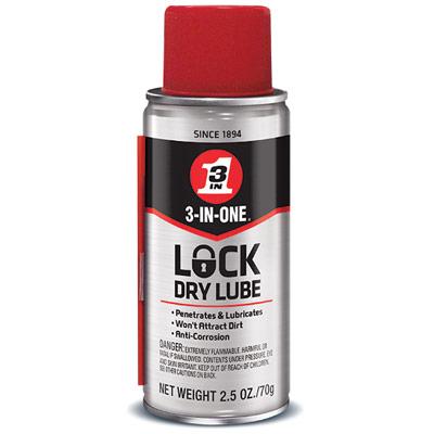 3-IN-ONE Bicycle Lock Lube 2.5oz Aerosol