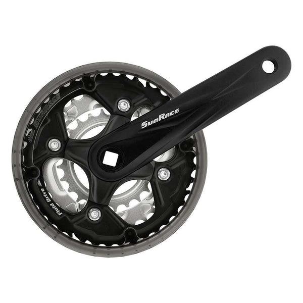 SunRace FCM500 Crankset 6/7/8 Speed 24/34/42 Square