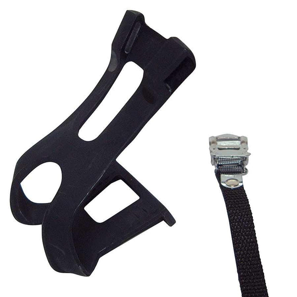 EVO MTB Double Toe clips & Straps Black