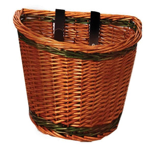 Evo E-Cargo Classic Wicker Bike Basket Handlebar Mount