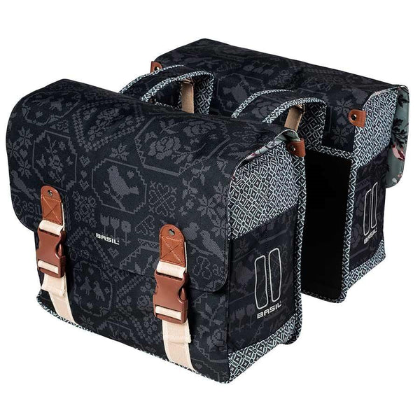Basil Boheme Double Bag Pannier Bags