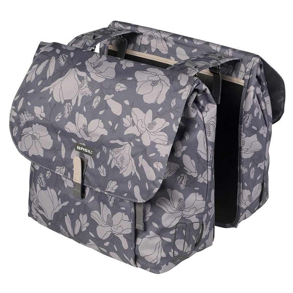 Basil Magnolia Double Bag Pannier Bags