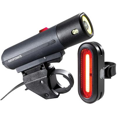 Kryptonite Alley F-800 Headlight & Avenue R-75 Taillight Light Set