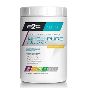 F2C Whey Pure Energy Protein Powder 25 Servings