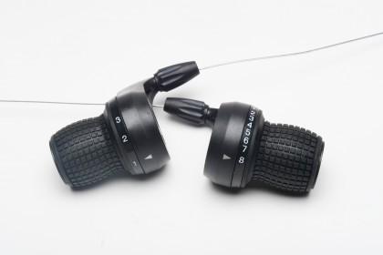 SunRun Twist Shifters Index Front & Rear Set 3 x 8 Speed (24-Speed)