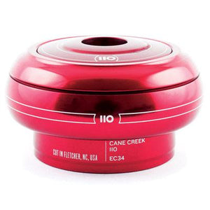 Cane Creek Headset 110 Series EC34/28.6 Top Upper Assembly External Cup Red 11/8"