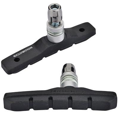 Ciclovation Basic V-Brake Mountain Brake Pads Threaded All Weather