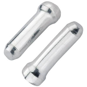 Ciclovation Basic Bicycle Alloy Cable End Tips Silver Box of 500