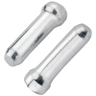 Ciclovation Basic Bicycle Alloy Cable End Tips Silver Box of 500
