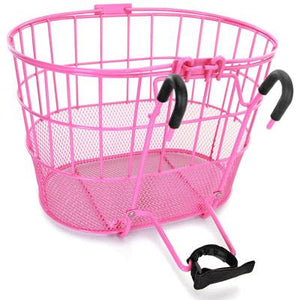 ColorBasket Oval Mesh Bottom Lift-Off Front Bike Basket