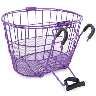 ColorBasket Oval Mesh Bottom Lift-Off Front Bike Basket