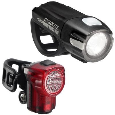 CygoLite Dart 210 USB Headlight & Hotshot Micro 30 Bike Tail Light Set