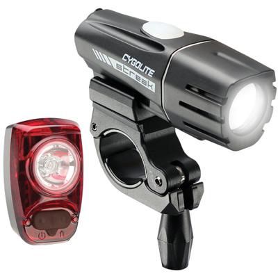 CygoLite Streak 450 Headlight & Hotshot SL 50 Usb Taillight Bike Light Set