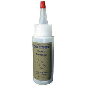 Dia-Compe 5mm Brake Cable Ferrules Box of 100