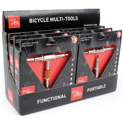Fix It Sticks Bicycle Multi Tool Pack of 6 POP Display