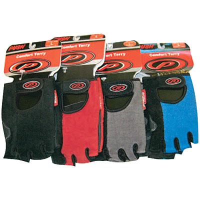 Push Comfort Terry Short Finger Gloves