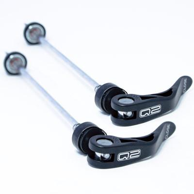 Q2 Fat Bike Quick Release Cromoly Skewers w/Alloy Levers