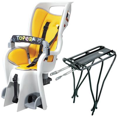 Topeak BabySeat II child Carrier Seat & Rack Disc Brake Compatible 26/27.5/700c