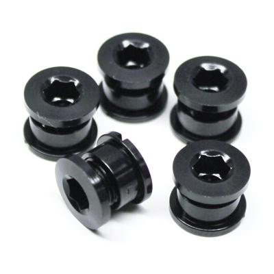 UltraCycle Alloy Chainring Bolts Black Set of 5
