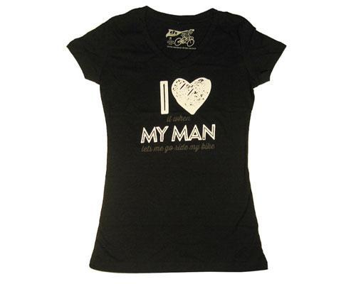 DHD Wear Women's I Love My Man T-Shirt