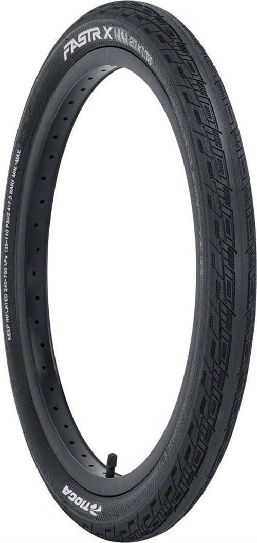 Tioga FastR-X Folding BMX Tire 20"  BLK LBL avntGRD